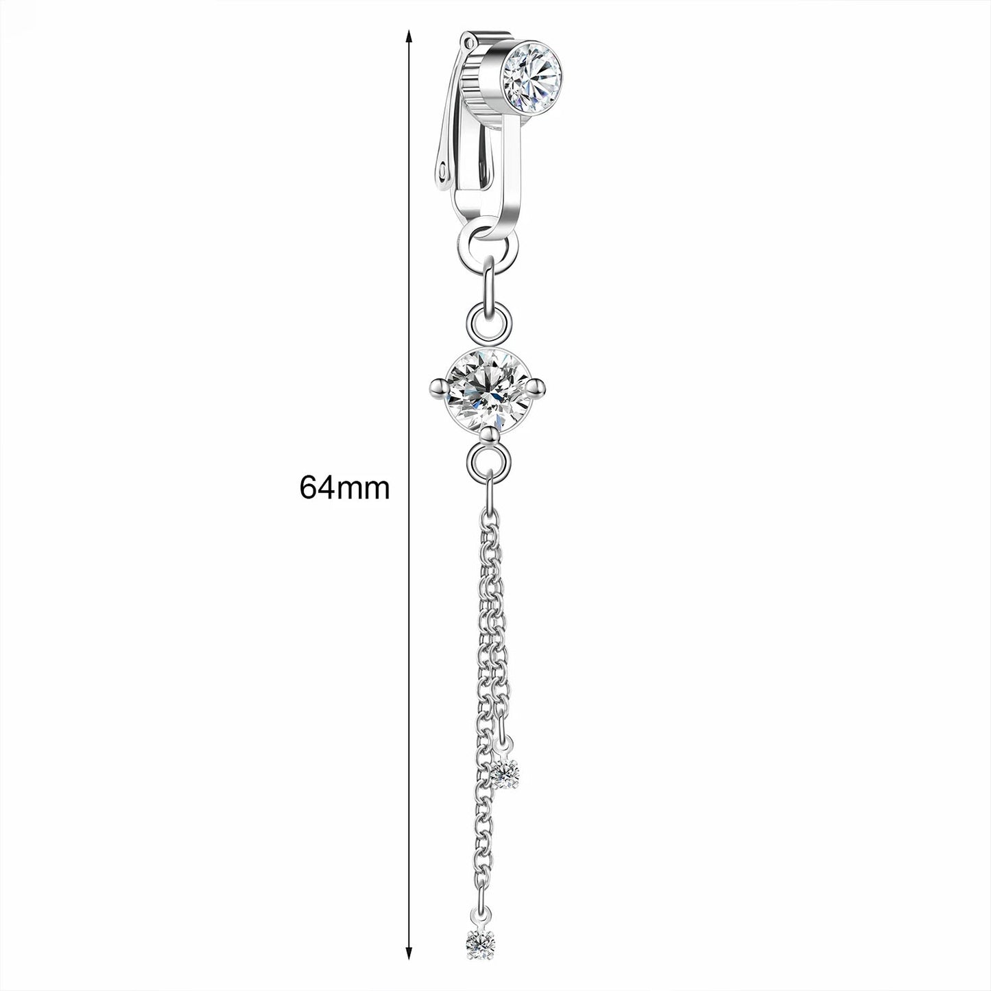 Clip-On Belly Button Piercing